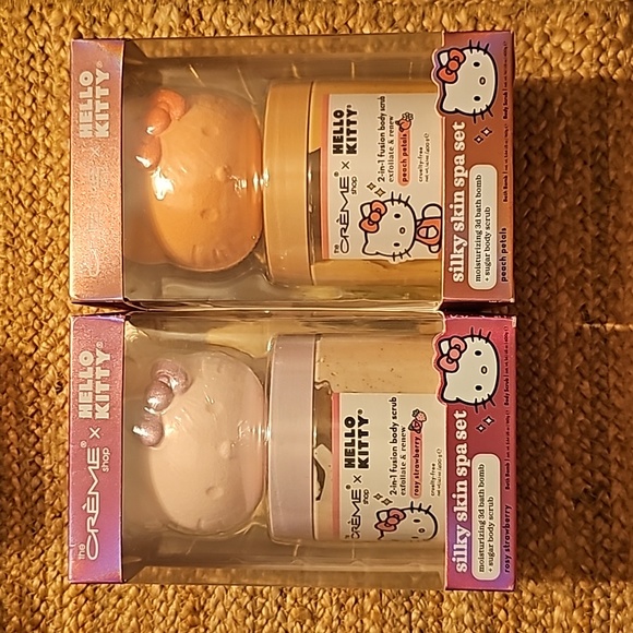 The Creme Shop Other - HELLO KITTY Silky Skin Spa Bundle (Two Bath Bomb & Sugar Body Scrub Sets) 🛁
